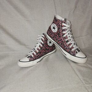 Converse Chuck Taylor All Star Twisted Summer High-Top Sneakers 8.5 Floral Zebra